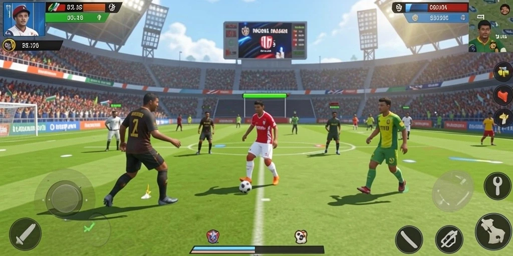 Gambar ketiga menunjukkan fitur kustomisasi karakter yang menarik.