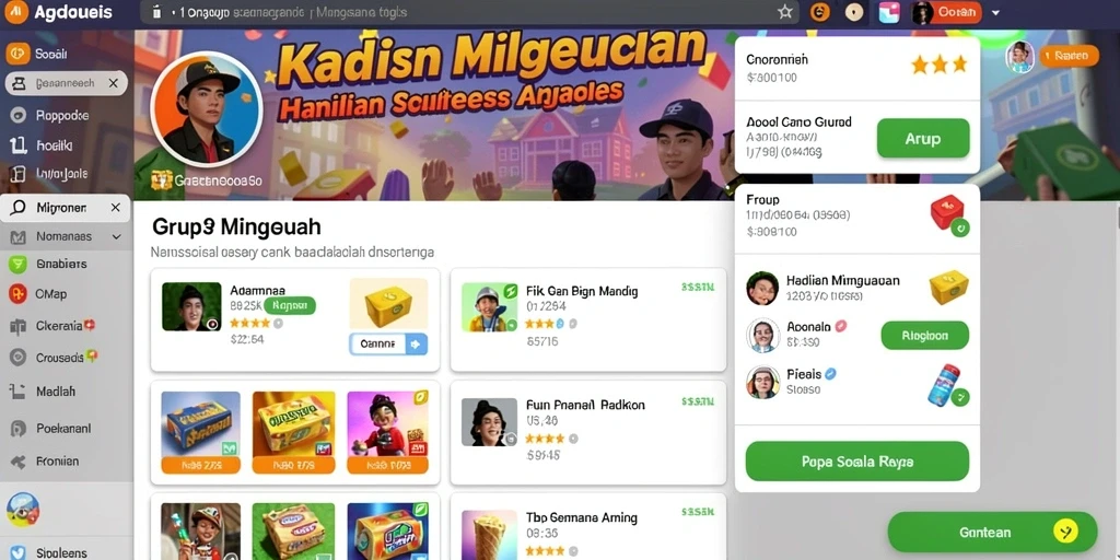 Kompetisi leaderboard menambah semangat permainan.
